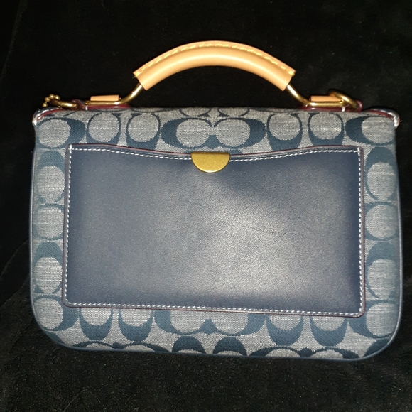 Coach 1941 | Riley Top Handle 22 Signature Chambray - Picture 2 of 13